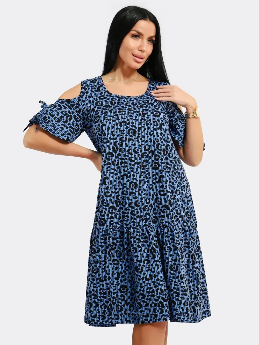 Платье свободное большие размеры