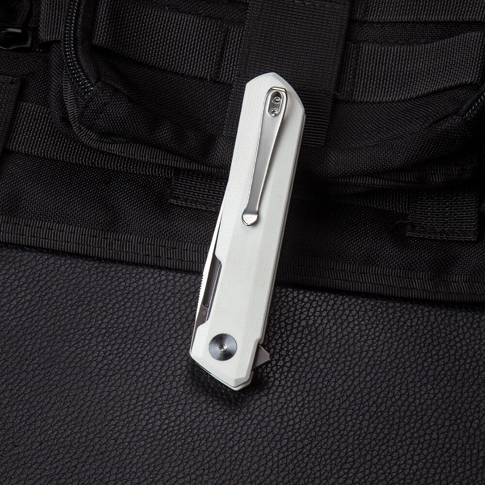 Нож Bestechman Dundee сталь D2, рукоять G10 белая