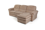 Diamante диван-кровать с шезлонгом велюр бежевый