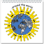 Блокнот-скетчбук QUADRO MINI 60 листов на металлическом гребне