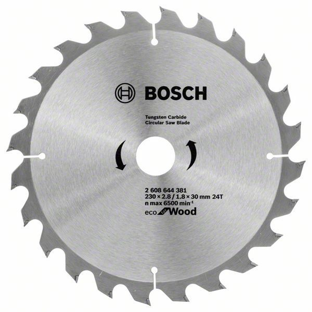 Пильный диск Eco for wood 230X30-24T 2608644381