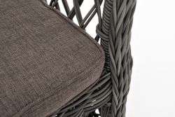 "Сицилия" плетеный стул из искусственного ротанга, цвет графит