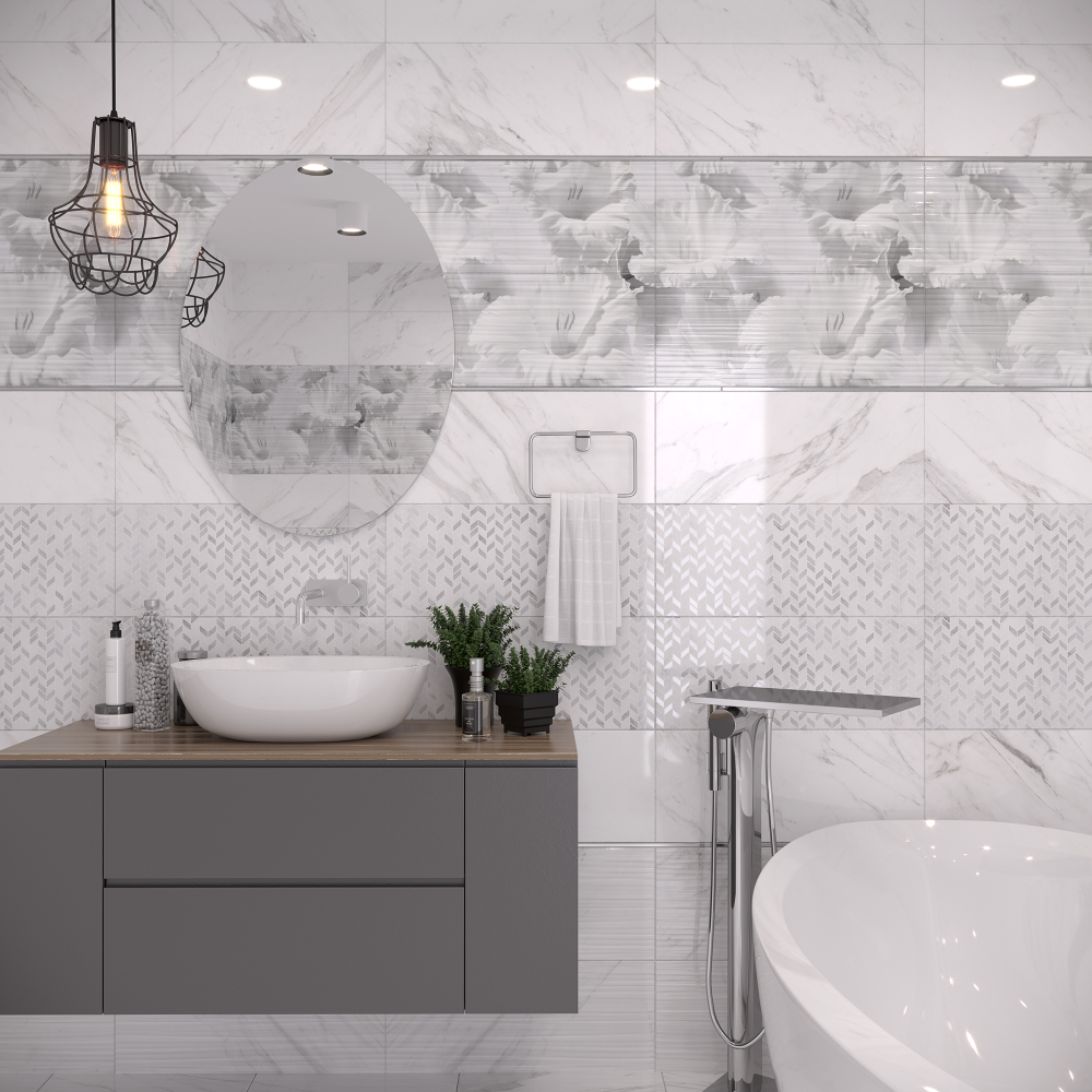Celia white decor 01 250х600 (1-й сорт)