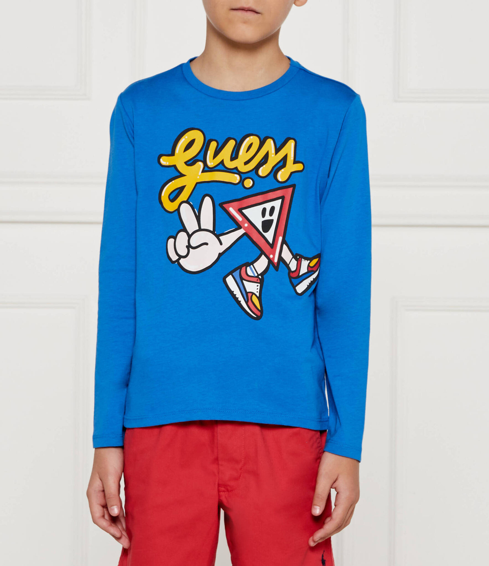 Лонгслив Guess - голубой(N4YI03 K8HM4)