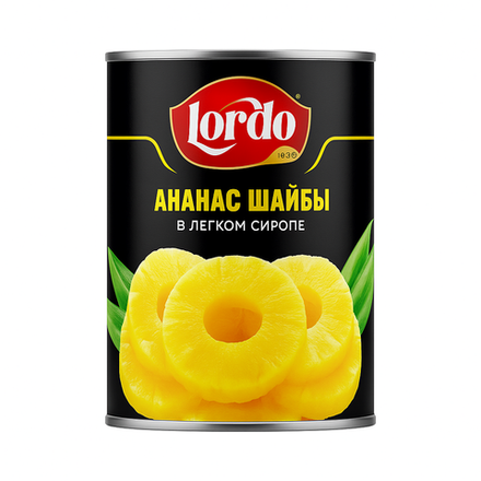 Ананас шайбы Lorado 565 гр