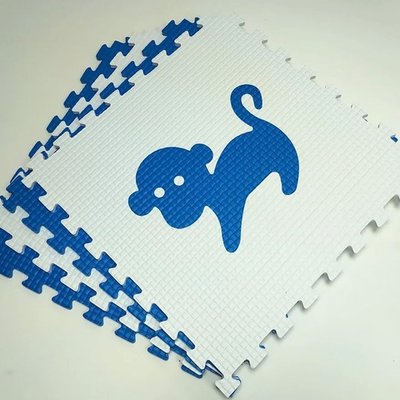 Мягкий пол "Животные Африки" 500x500x10 мм 45 шор