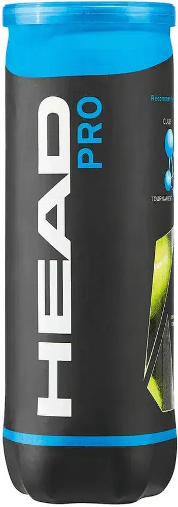 Мячи теннисные Head Pro 3B 571603 (уп.3шт)