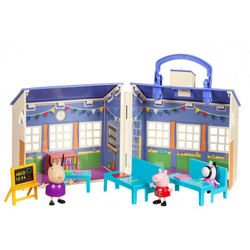 TM Toys Peppa Pig - Большой раздвижной школьный набор + 3 фигурки 92608