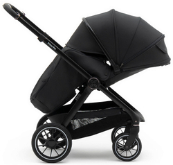 Коляска Agex Prima Pro 3 в 1 с автокреслом i-Safe Black Midnight Grey (Темно-серый)