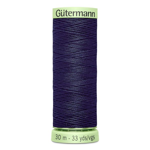 Нитки отделочные Gutermann Top Stitch 30 (30 метров), 5 кат. | 339 т.чернильно-синий