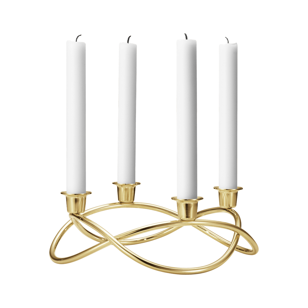 Подсвечник Georg Jensen Season Gold