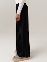 Школьные широкие брюки для девочки AT726-2 черный