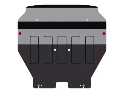 Защита картера и КПП Sheriff для Volkswagen Multivan V (T5) 2003-2015 арт.26.2450