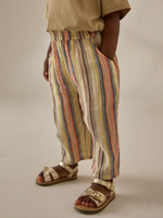 Брюки для девочки Next AM2-405, Бежевый, Розовый