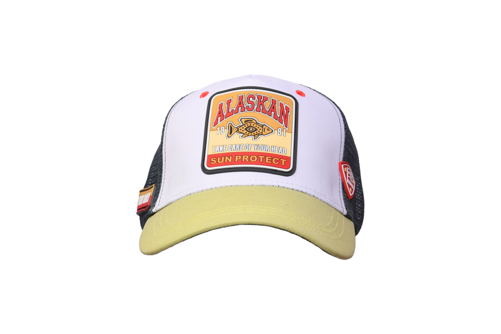 Кепка Alaskan Commodore Mesh с сеткой цвет белый/серый (ACCM)