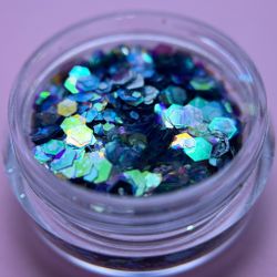 Zoo nail Микс шестигранников Крылья Феи 1760, 2гр