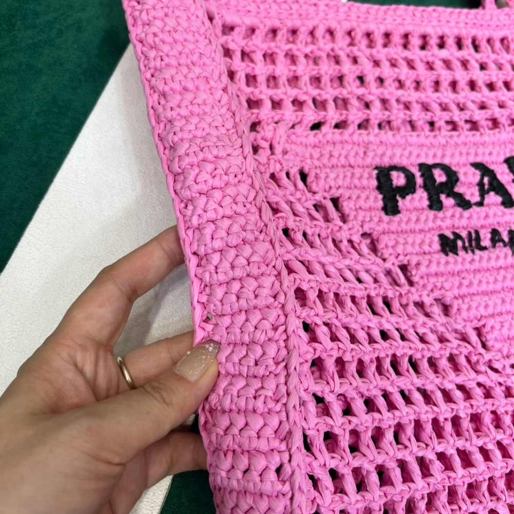Prada Crochet Tote Bag