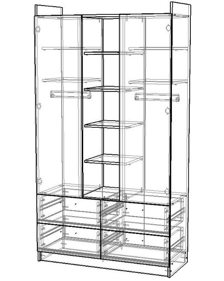 Шкаф НАПОЛИ-3