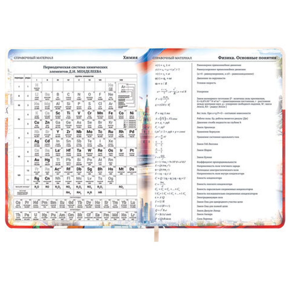 Дневник 1-11 класс 48 л., кожзам (твердая), печать, цветной блок, BRAUBERG, "Великие Люди", 107232