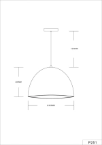 Подвесной светильник Arte Lamp CENTO A7082SP-1BJ