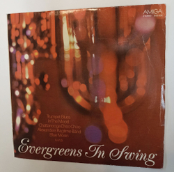 Винтажная виниловая пластинка LP Rundfunk Tanzorchester Berlin Evergreens In Swing (ГДР 1978)