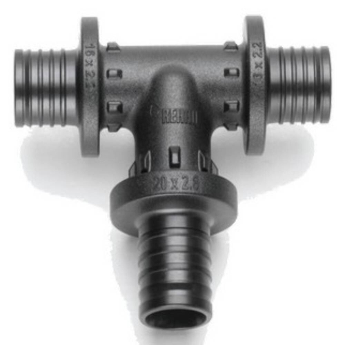 Тройник REHAU с увеличенным боковым проходом 20-25-20 PX , PPSU