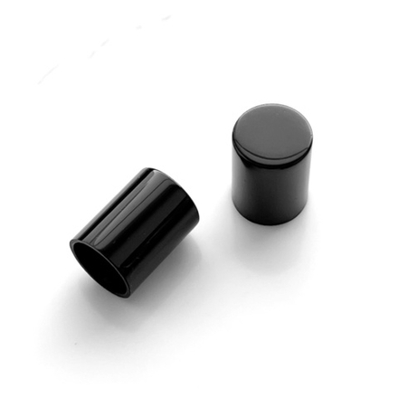 Колпачок ALUCAP black shiny NEW с черной вставкой