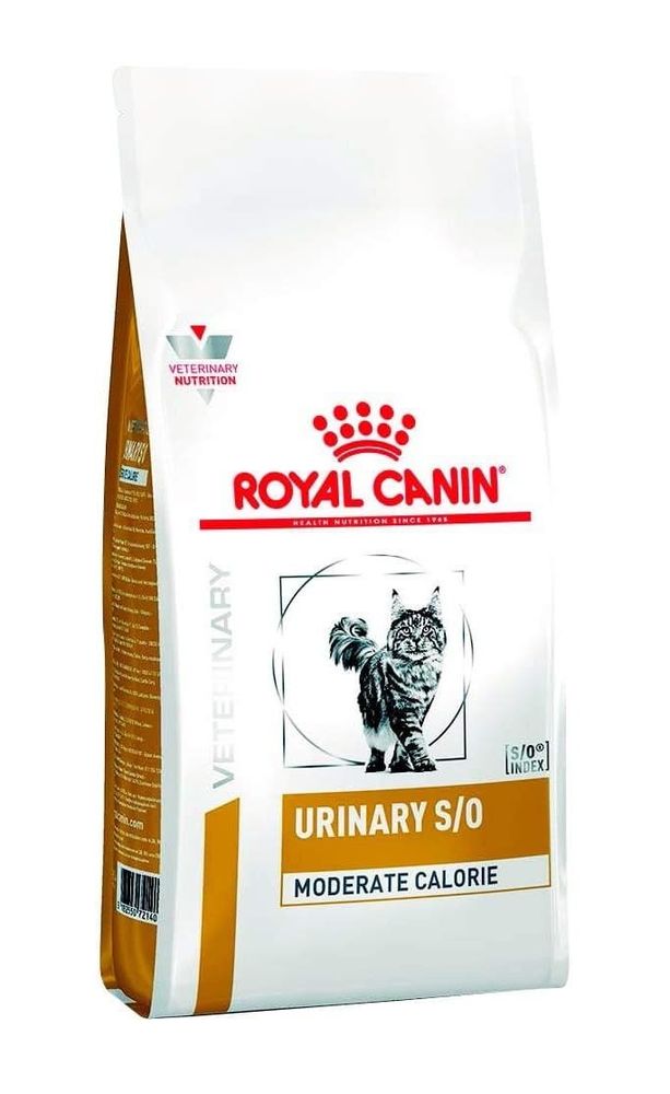 Royal Canin 400г Urinary S/O Moderate Calorie диета для кошек (Лечение и профилактика МКБ)