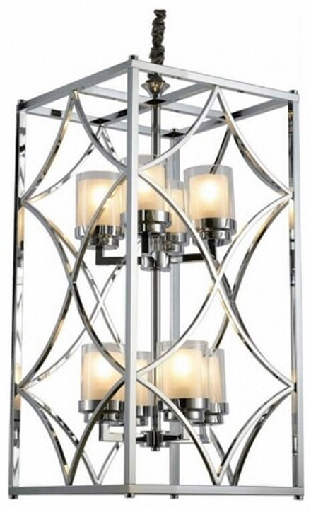 Подвесная люстра LUMINA DECO Quadrato LDP 1223-8 CHR