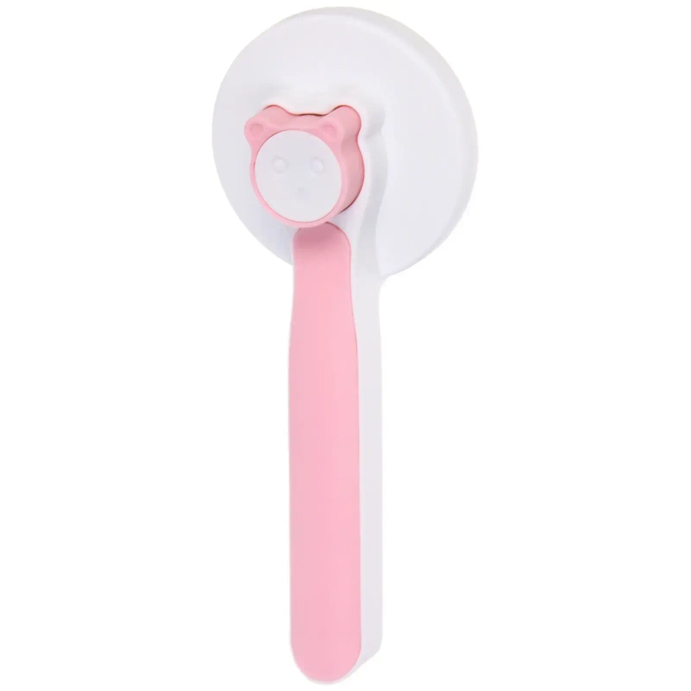 Расческа - пуходерка с кнопкой самоочистки «ПРЕМИУМ - МОЙ БРО», цвет пудровый, 7.5*19см (коробка)