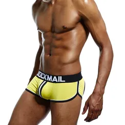 Мужские трусы джоки желтые JOCKMAIL JM4042-13