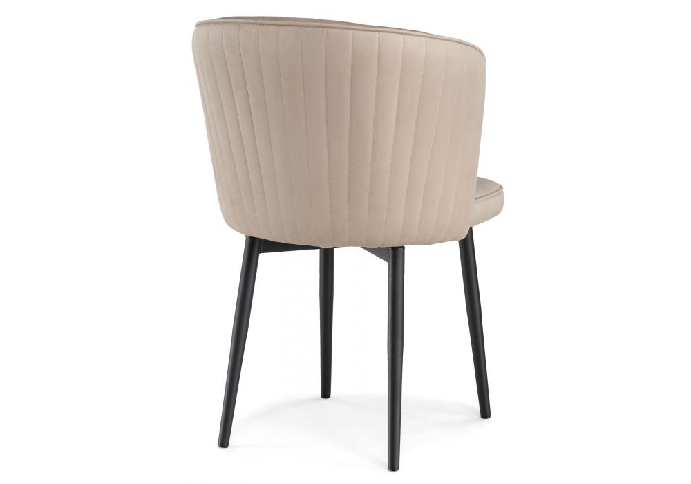 Стул на металлокаркасе Фрибур крутящийся MR-26 / черный