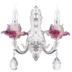 714624 Бра ANEMONE 2x40W E14 Серебро