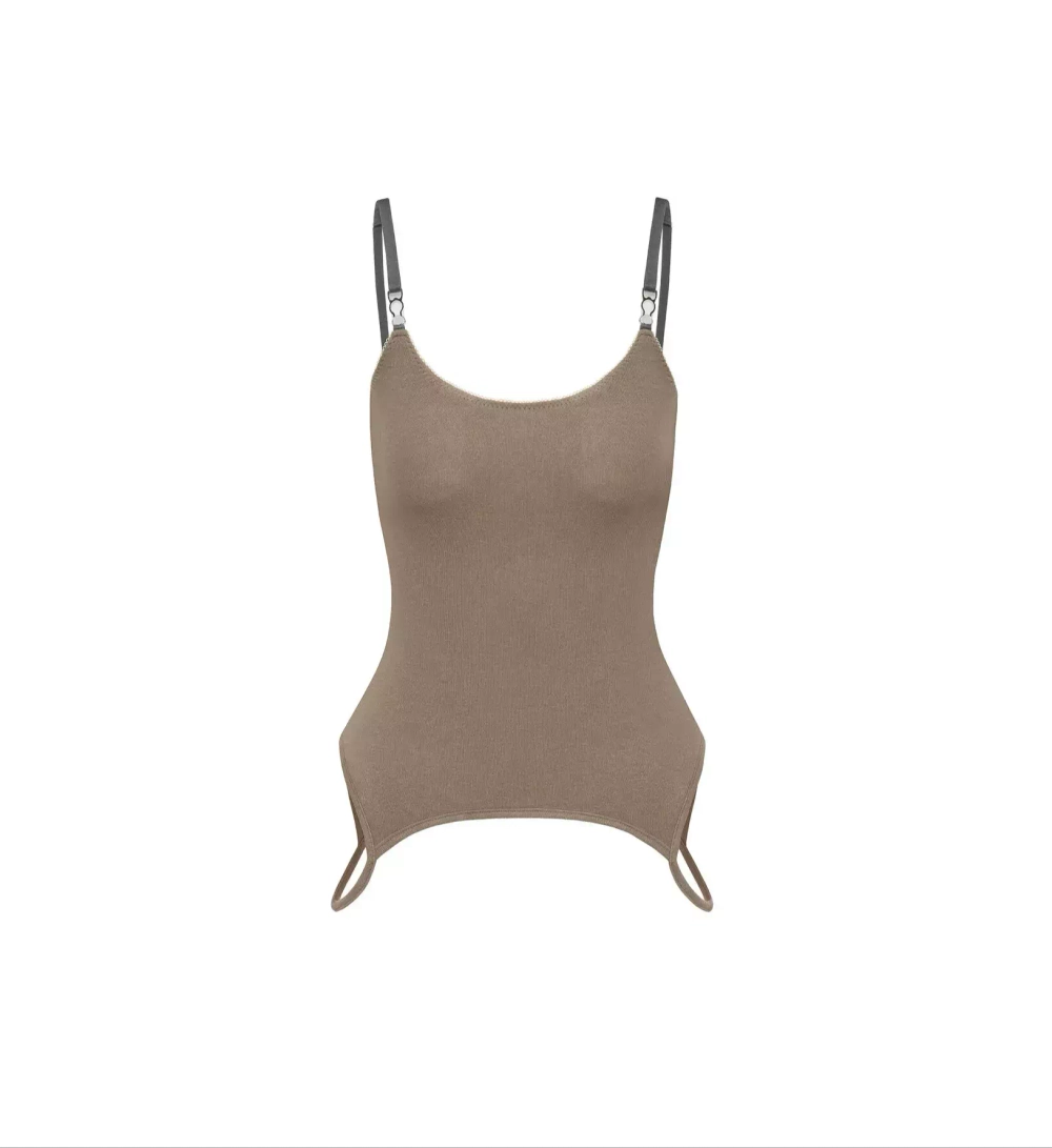 Топ вторая кожа М, Серо-Бежевый