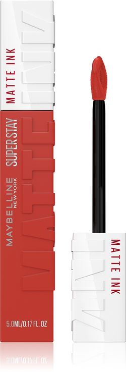 MAYBELLINE NEW YORK SuperStay Matte Ink - Матовая жидкая помада для долговременного эффекта оттенок 130 Self-Starter, 5 ml