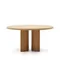 Круглый стол Nealy с дубовым шпоном в натуральной отделке, Ø 150