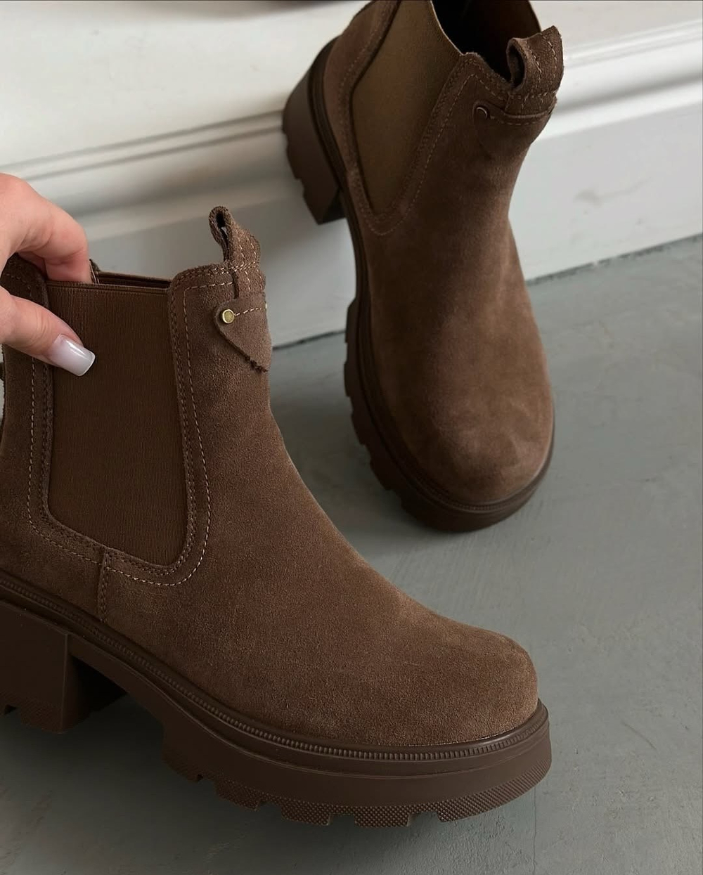 Челси из натуральной замши