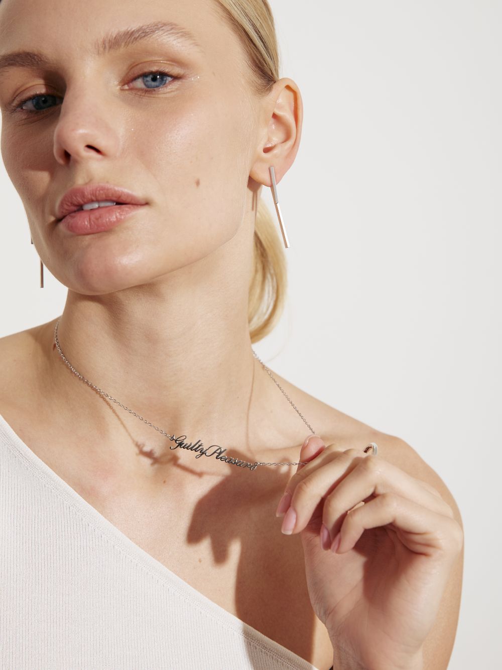 КОЛЬЕ GUILTY PLEASURE SILVER