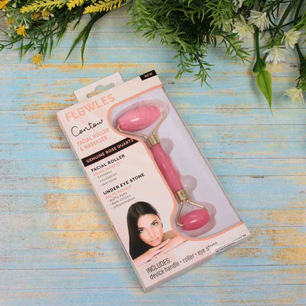 Массажер для лица и шеи декольте «Gua sha», цвет розовая вуаль