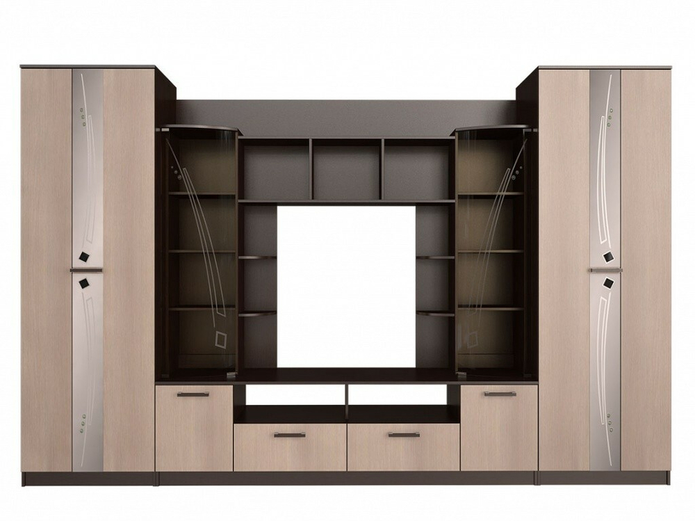 Стенка в гостиную Венеция, венге