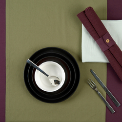 Набор салфеток под приборы 2шт 35х45 Tkano Wild бордовый