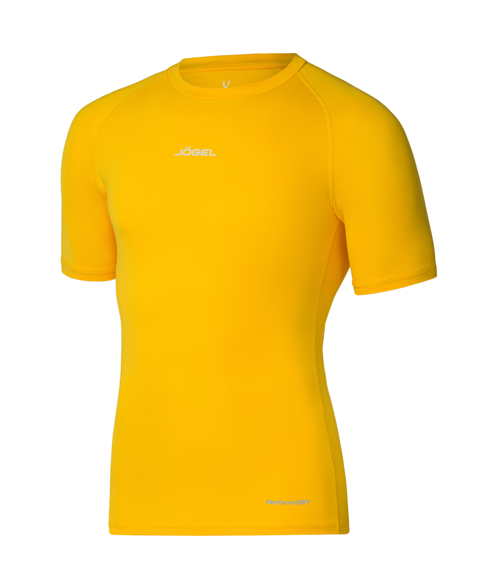 Футболка компрессионная с коротким рукавом CAMP PerFormDRY Baselayer SS Tee, желтый