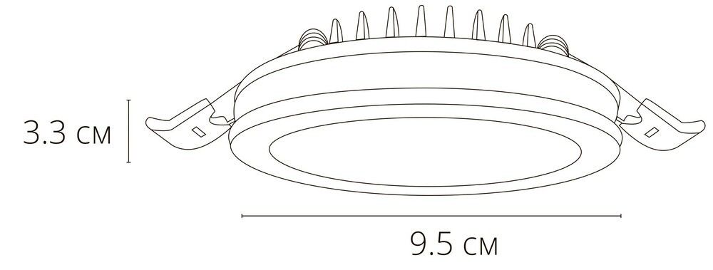 Точечный встраиваемый светильник Arte Lamp