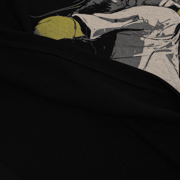 Футболка Sequence Black Kimono черная - фото 4