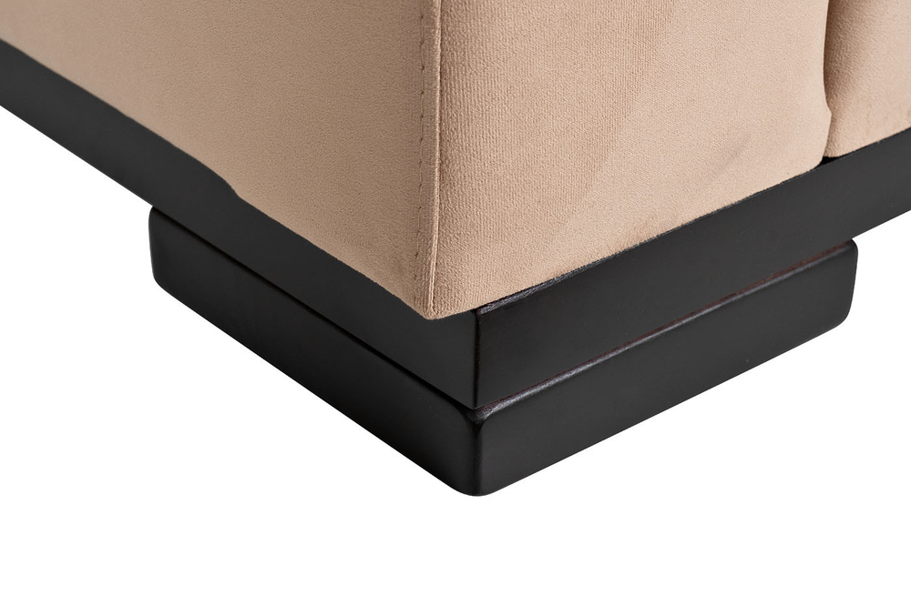 Диван трехместный раскладной Garda Decor Roberto бежевый GD-ROBERTO-3M-1