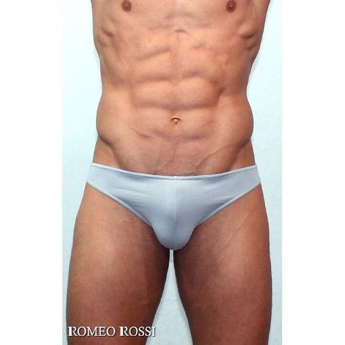 Мужские трусы брифы классические светло-серые Romeo Rossi Dream Brief RR2005-03