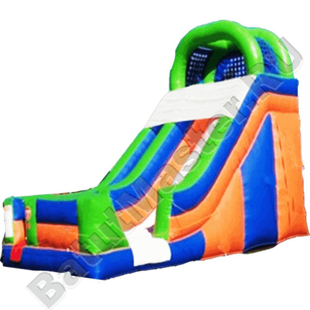 Детский надувной батут-горка "Игровая полянка"