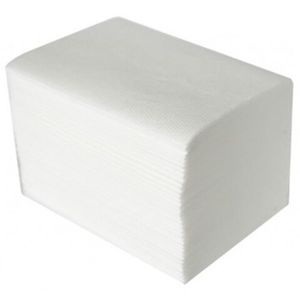 Салфетки бумажные белые 17*21 см для диспенсора 200 шт/пач 20 пач/мат