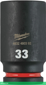 Головка ударная Milwaukee Shockwave 3/4" 33мм (4932480392)