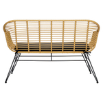 Кушетка vetle bent, 125х68х81 см, ротанг